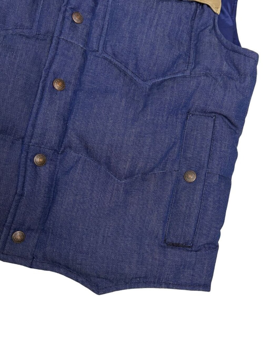 RARE 70s LEVIS SKI Goose Down VINTAGE Puffer Vest Parka Winter Jacket Mens Large - Picture 8 of 8